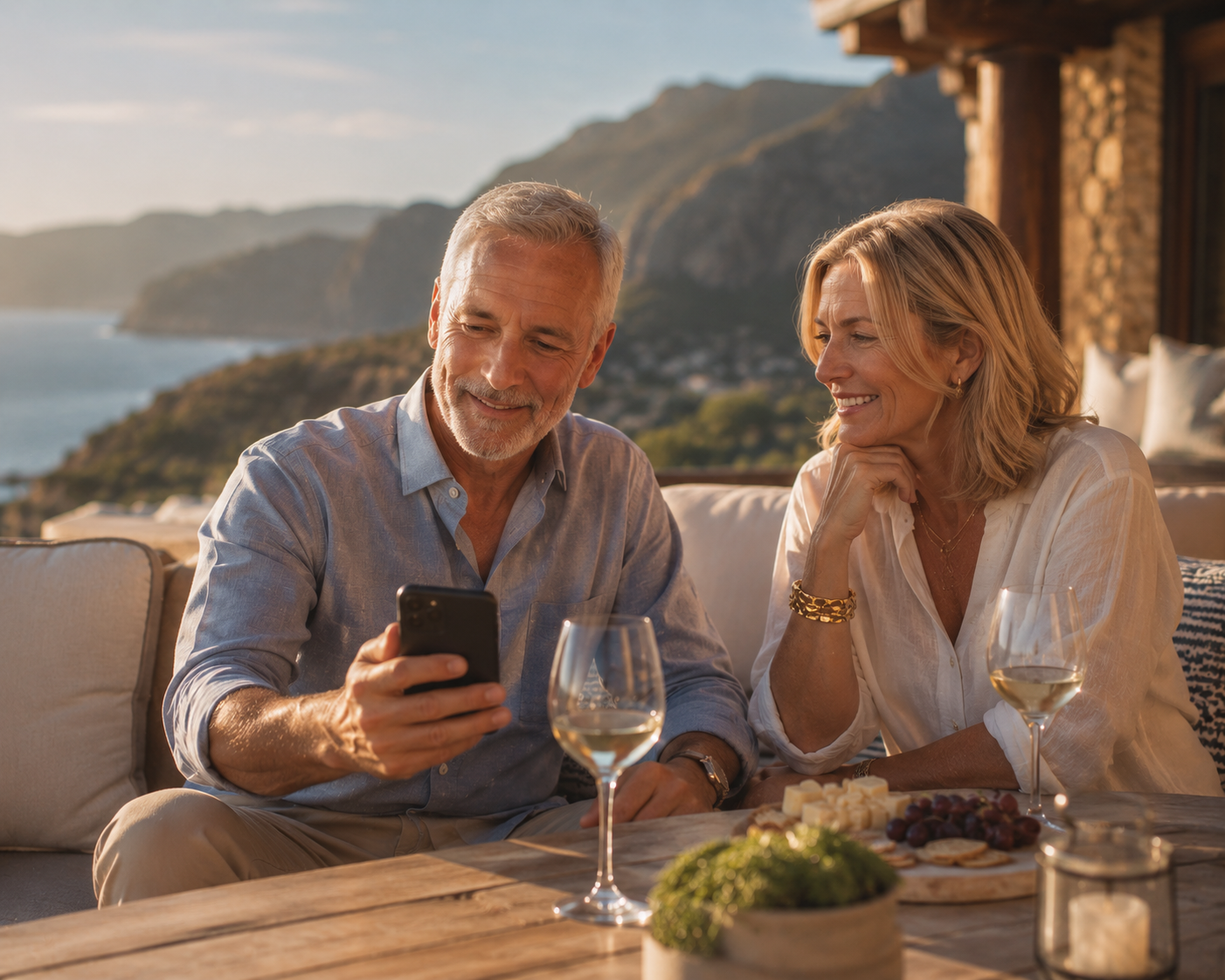 Nighthawk Property Care clients enjoying peace of mind while their Phoenix home is professionally monitored